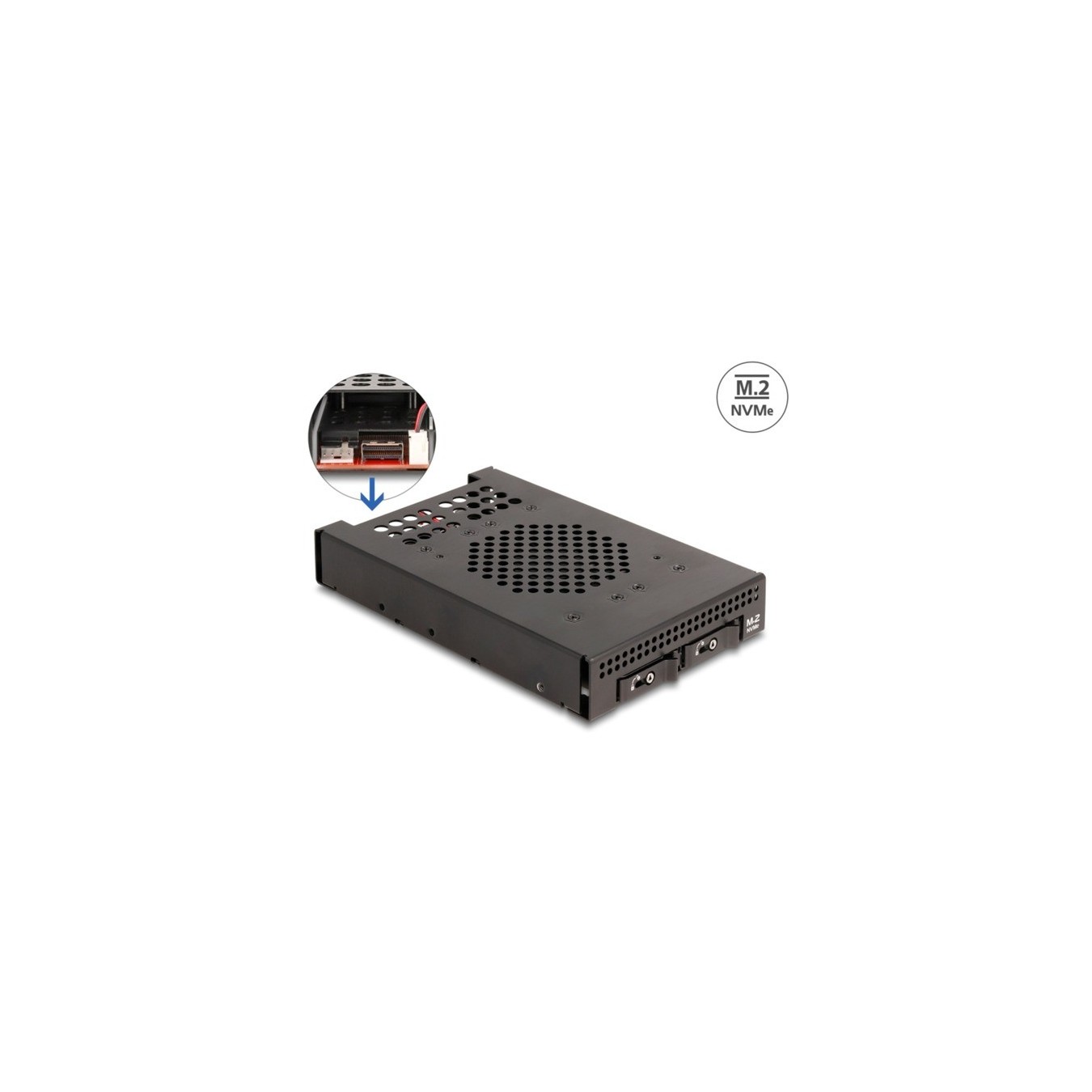 3.5'' Removable Frame for 2 x M.2 NVMe SSD — Buy in Cyprus with Fast Delivery