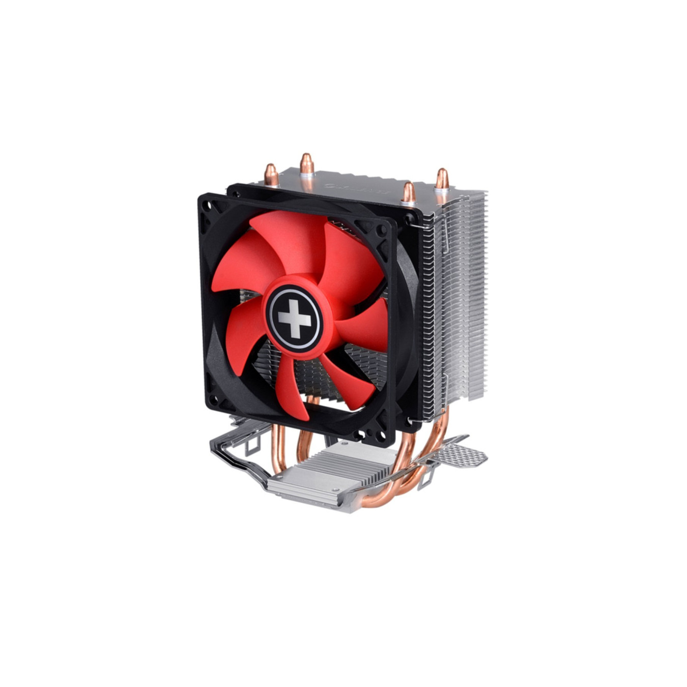 Xilence A402 CPU Cooler - A402 - 92mm Fan, 2x6mm Heatpipes, 130W TDP, Black/Red/Silver, Low-Noise