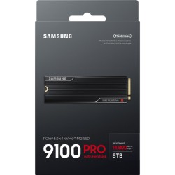 Samsung 9100 PRO 8TB M.2 NVMe SSD with Heatsink - PCIe 5.0 Gen5 - MZ-VAP8T0CW (Boxed) — Buy in Cyprus with Fast Delivery