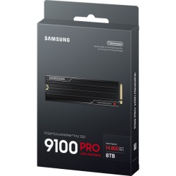 Samsung 9100 PRO 8TB M.2 NVMe SSD with Heatsink - PCIe 5.0 Gen5 - MZ-VAP8T0CW (Boxed) — Buy in Cyprus with Fast Delivery