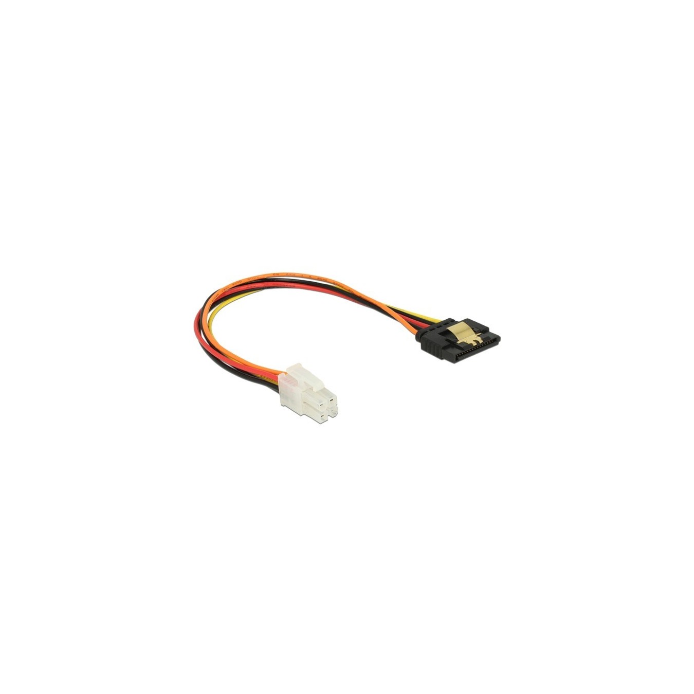 Cable P4 4 pin (male) to SATA 15 pin (female) - P4 4 pin (male) to SATA 15 pin (female) — Buy in Cyprus with Fast Delivery