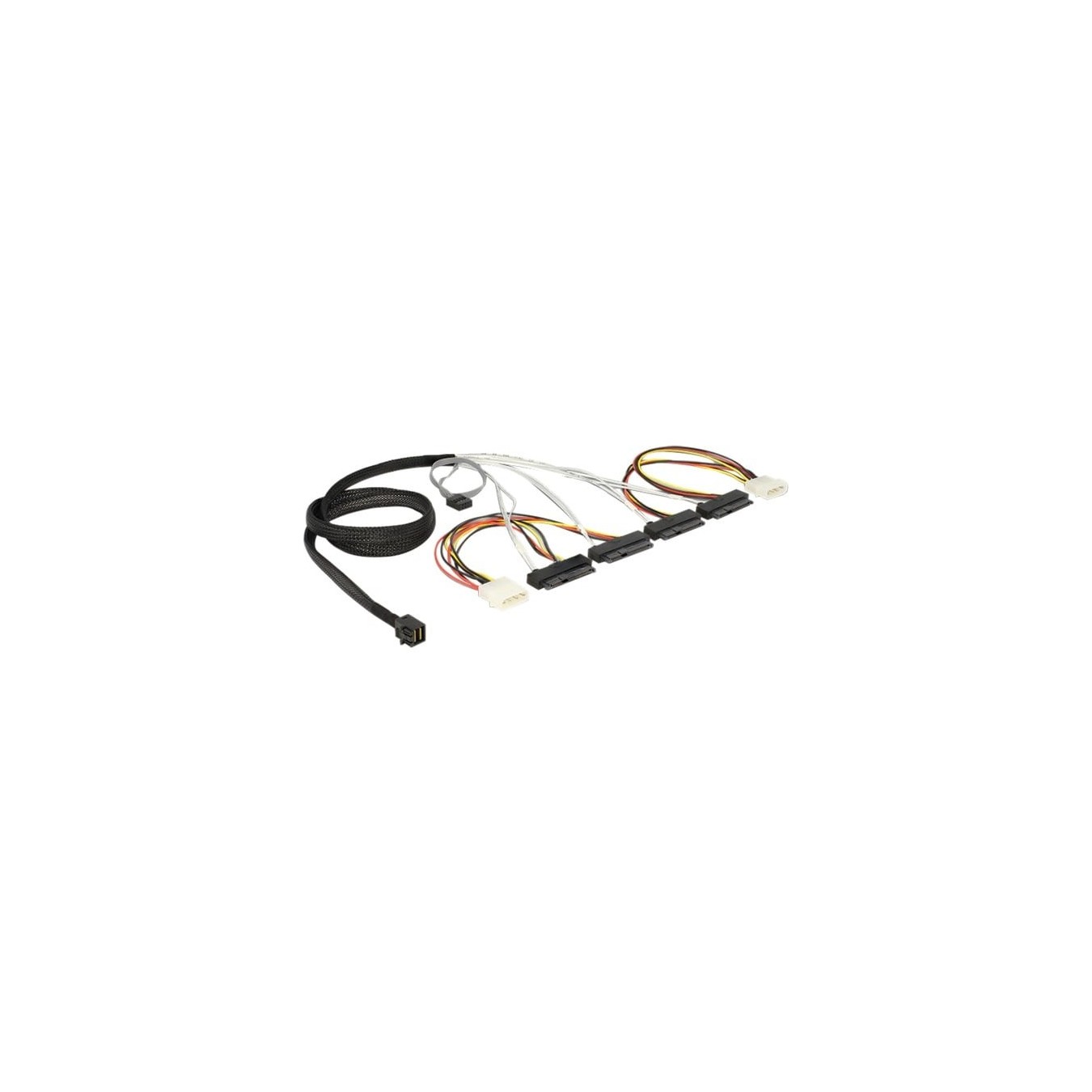 Adapter Cable - MiniSAS HD SFF-8643 to 4x SFF-8482 — Buy in Cyprus with Fast Delivery