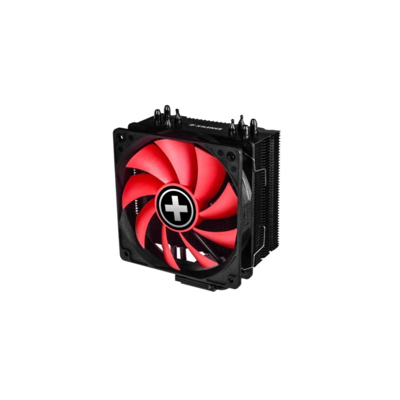 Buy Xilence M704 Multisocket CPU Cooler - Black/Red, 120mm PWM Fan, 4×6mm Heatp... in Cyprus, Nicosia, Limassol, Larnaka, Pafos