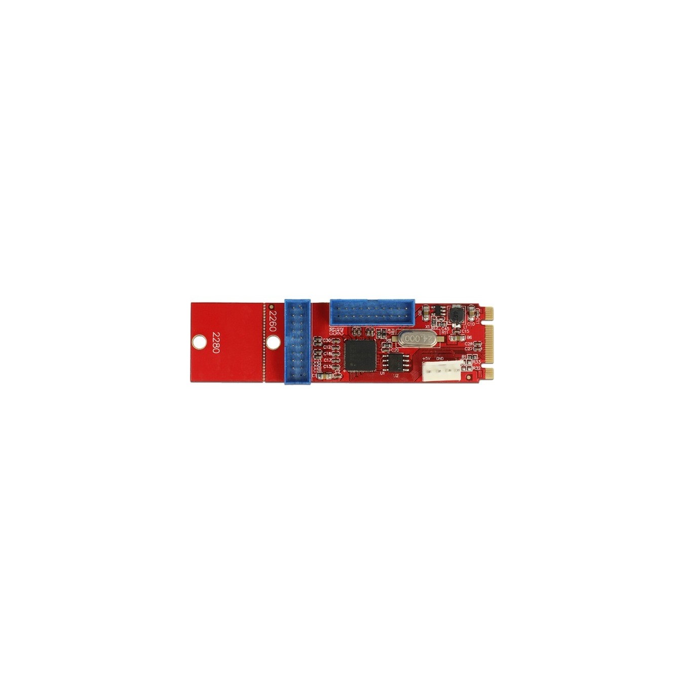 M.2 Key B+M connector to 2 x USB 3.0 header connector - Converter — Buy in Cyprus with Fast Delivery