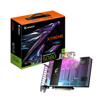 GIGABYTE AORUS XTREME WATERFORCE WB RTX 5080 Graphics Card – 16GB GDDR7 2805MHz | Armenius Store