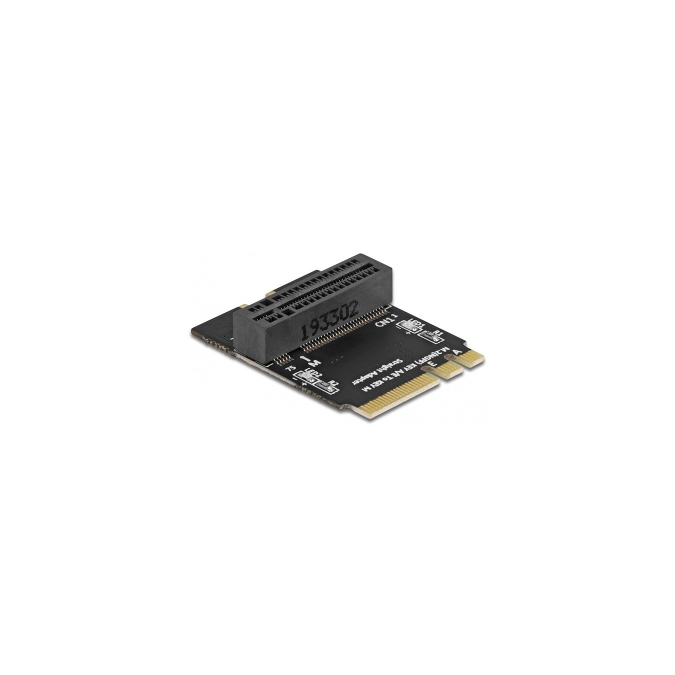Adapter M.2 Key A+E to Key M Slot Angled with Holder - Interface Card — Buy in Cyprus with Fast Delivery