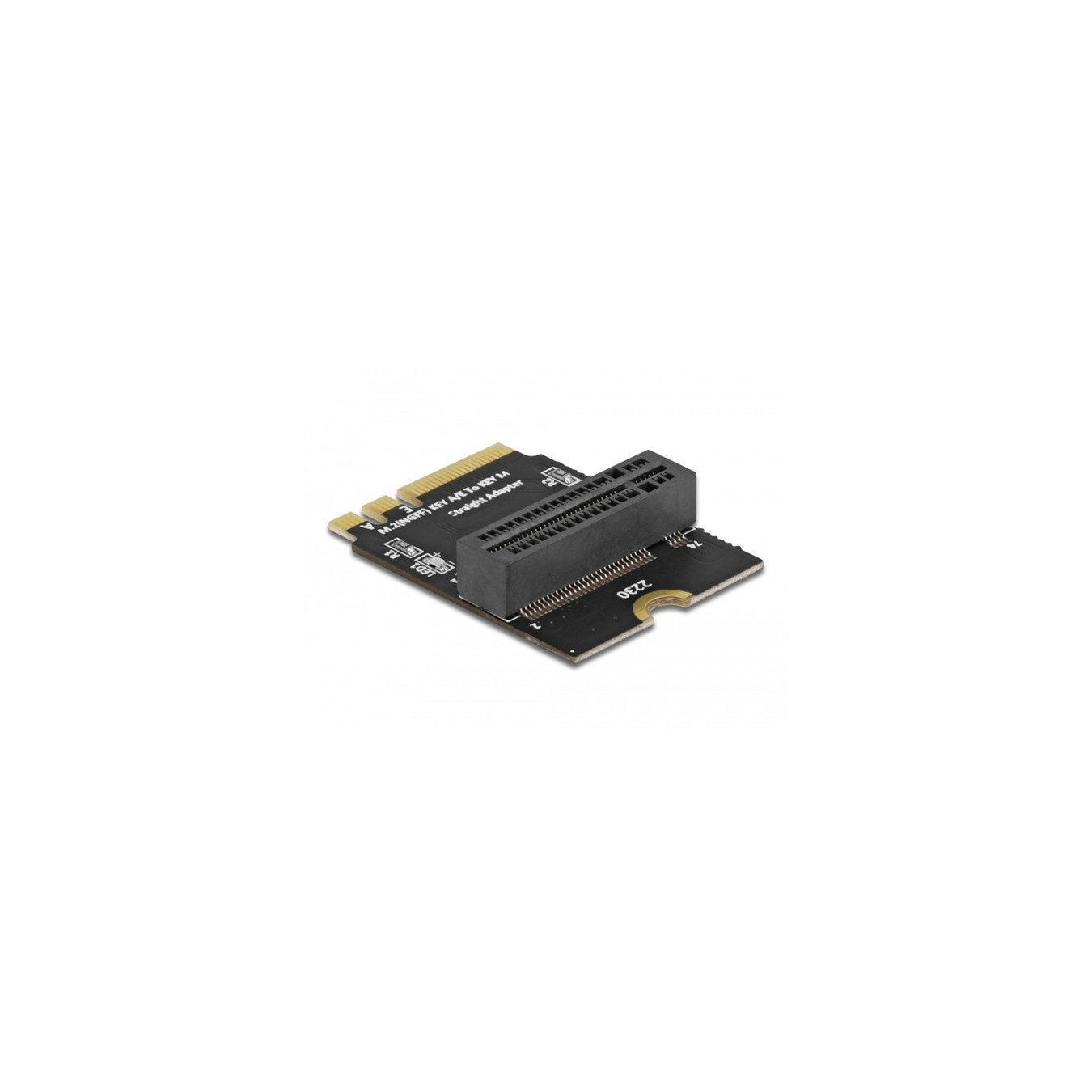 Adapter M.2 Key A+E to Key M Slot Angled with Holder - Interface Card — Buy in Cyprus with Fast Delivery