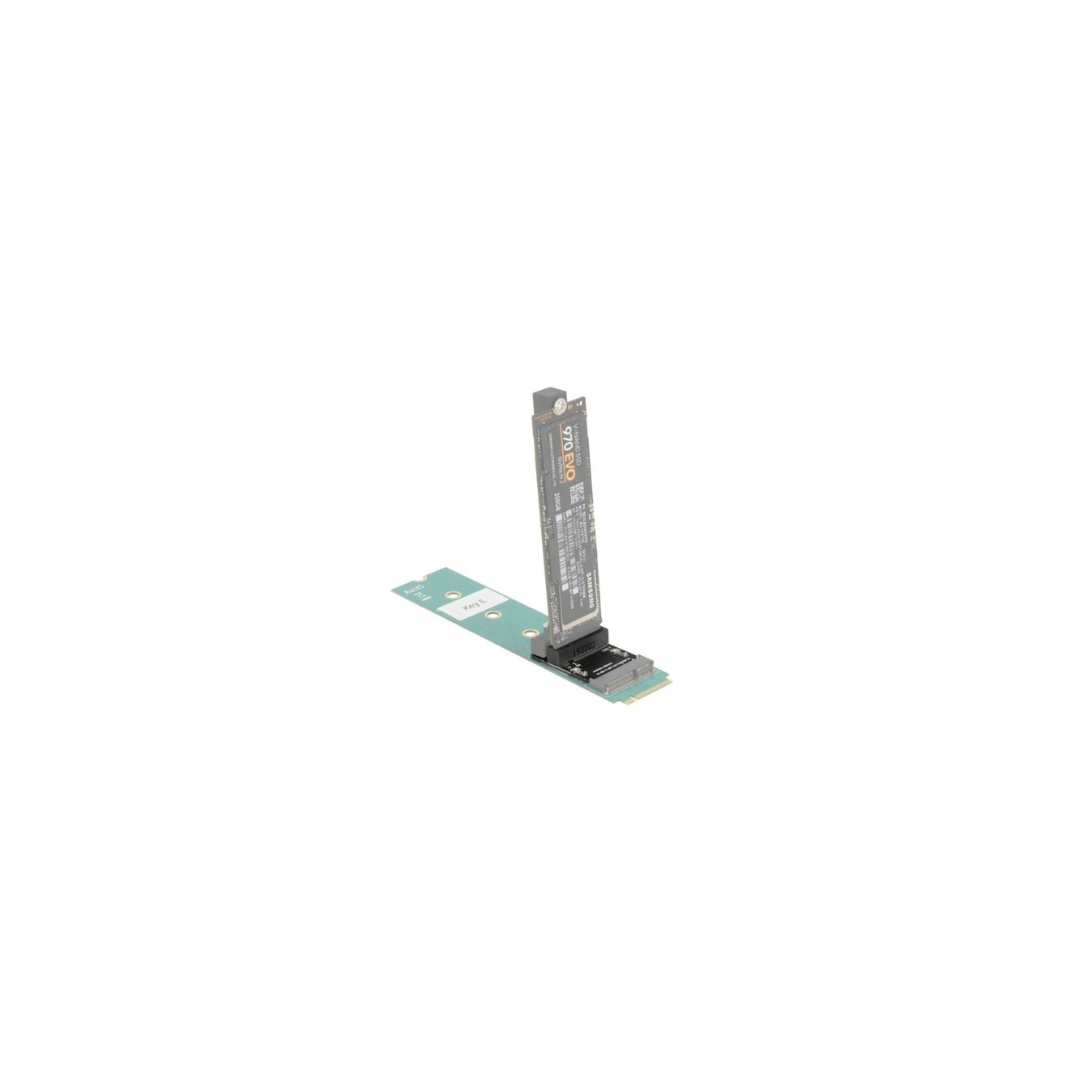 Adapter M.2 Key A+E to Key M Slot Angled with Holder - Interface Card — Buy in Cyprus with Fast Delivery