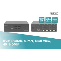 KVM Switch HDMI 4x 1 - HDMI 4x 1 — Buy in Cyprus with Fast Delivery