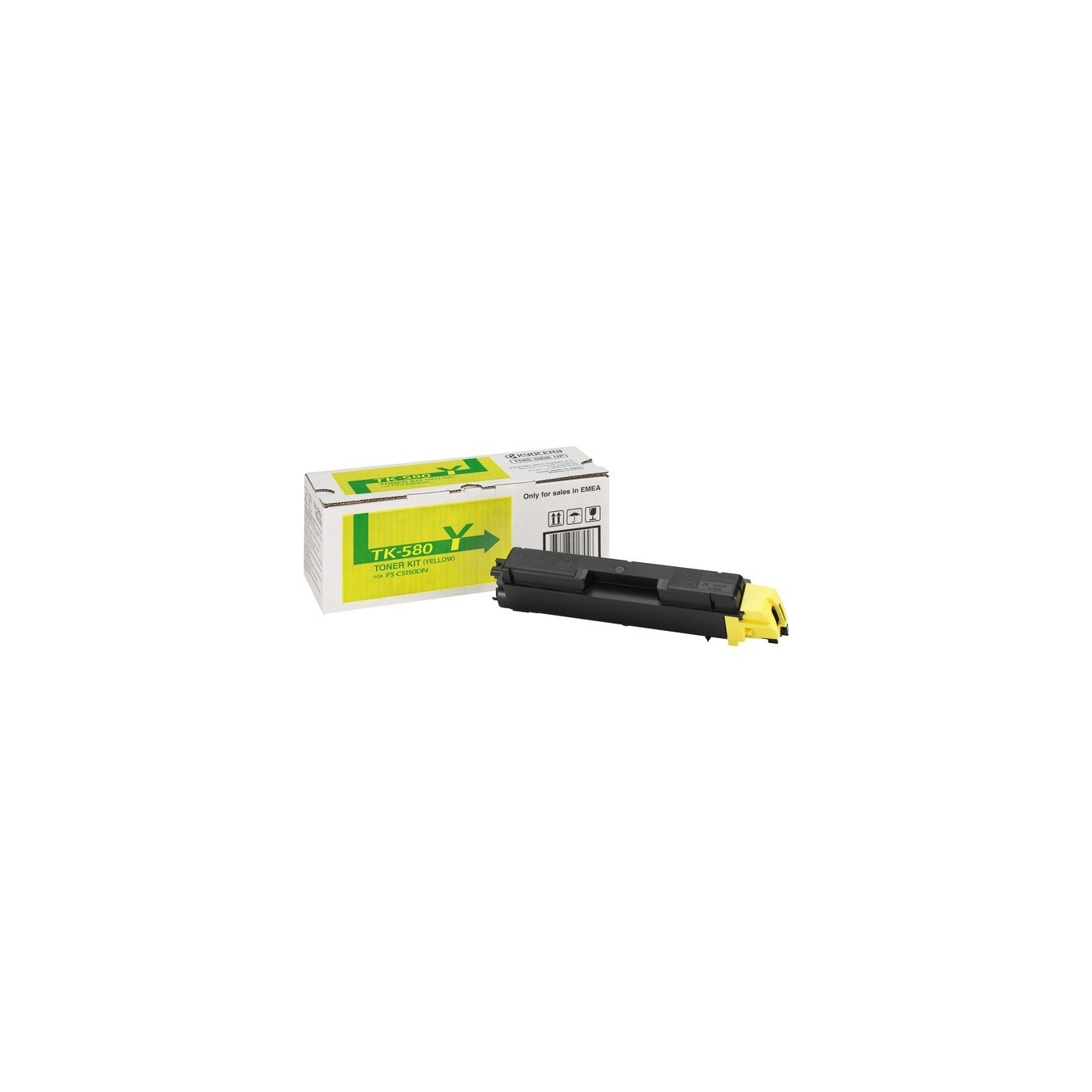 Toner - TK-580Y - Yellow — Buy in Cyprus with Fast Delivery