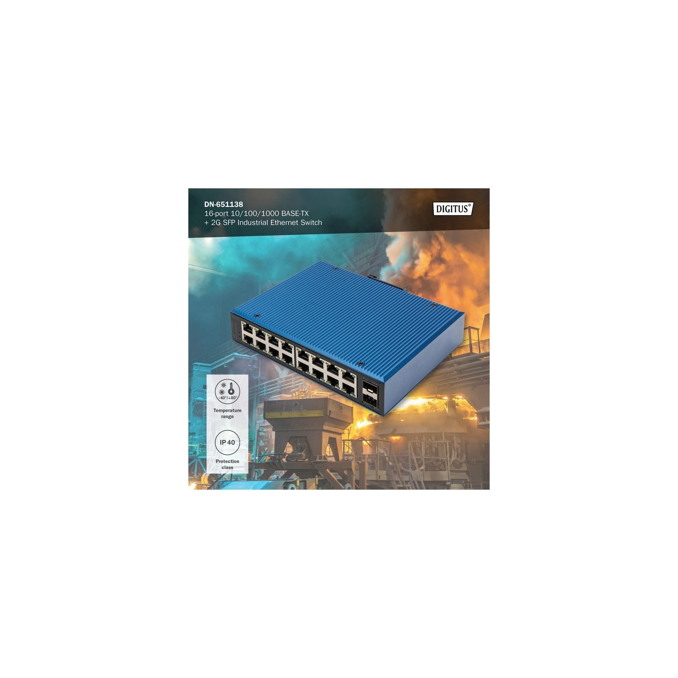 Network Switch - 16 port Gigabit Ethernet network, switch — Buy in Cyprus with Fast Delivery