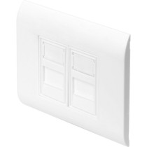 Empty box for Keystone modules - 2x RJ-45, connection box — Buy in Cyprus with Fast Delivery