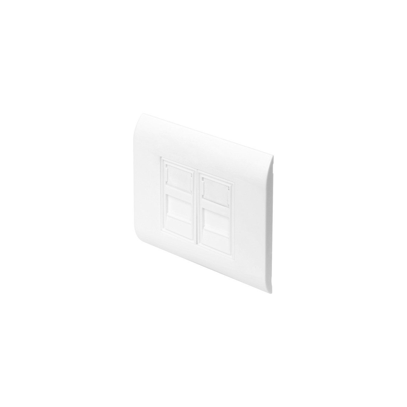 Empty box for Keystone modules - 2x RJ-45, connection box — Buy in Cyprus with Fast Delivery