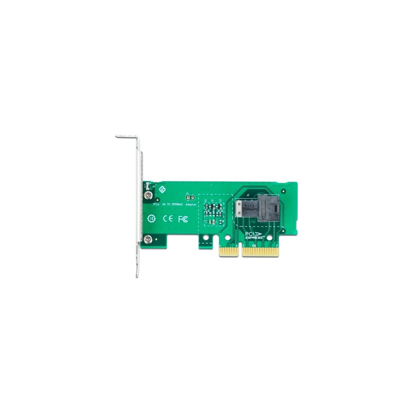 PCI Express x4 card - 1 x internal SFF-8643 NVMe Low Profile, interface card — Buy in Cyprus with Fast Delivery