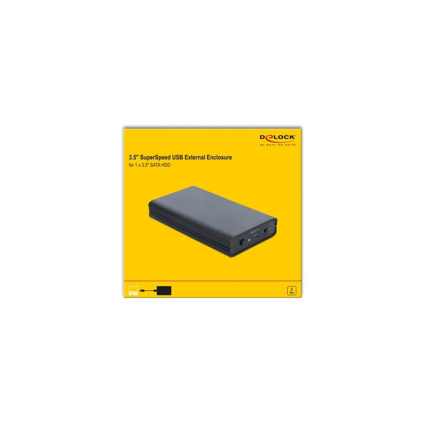 External enclosure for 3.5'' SATA HDD with SuperSpeed USB - drive enclosure — Buy in Cyprus with Fast Delivery