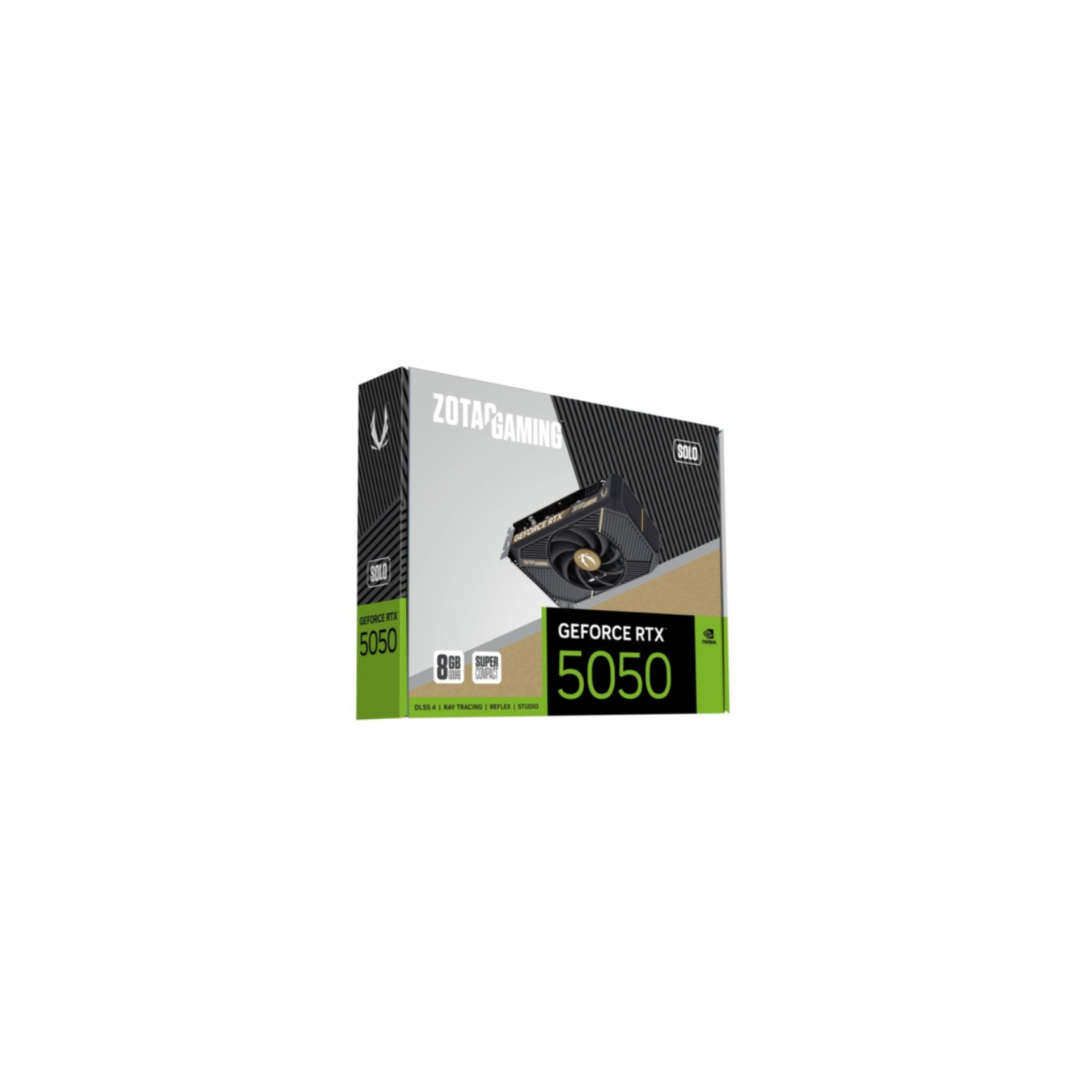 ZOTAC GeForce RTX 5050 8GB Solo - Black, 1-Fan, 2572 MHz Boost, GDDR6 — Buy in Cyprus with Fast Delivery