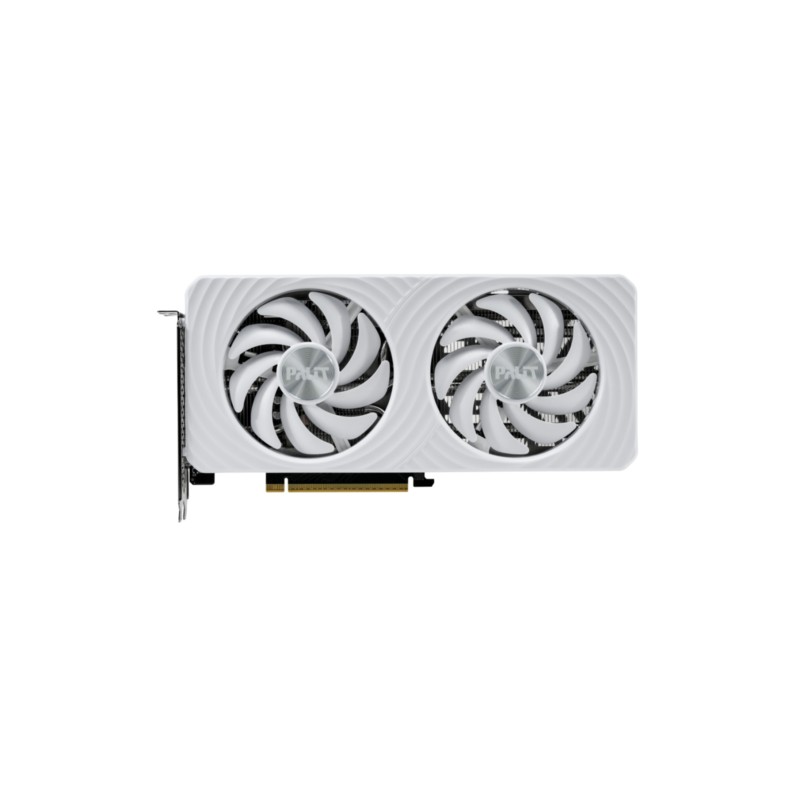 Buy Palit GeForce RTX 5060 Ti White OC - 8GB, Dual 95mm Fans, 2-Slot Compact in Cyprus, Nicosia, Limassol, Larnaka, Pafos