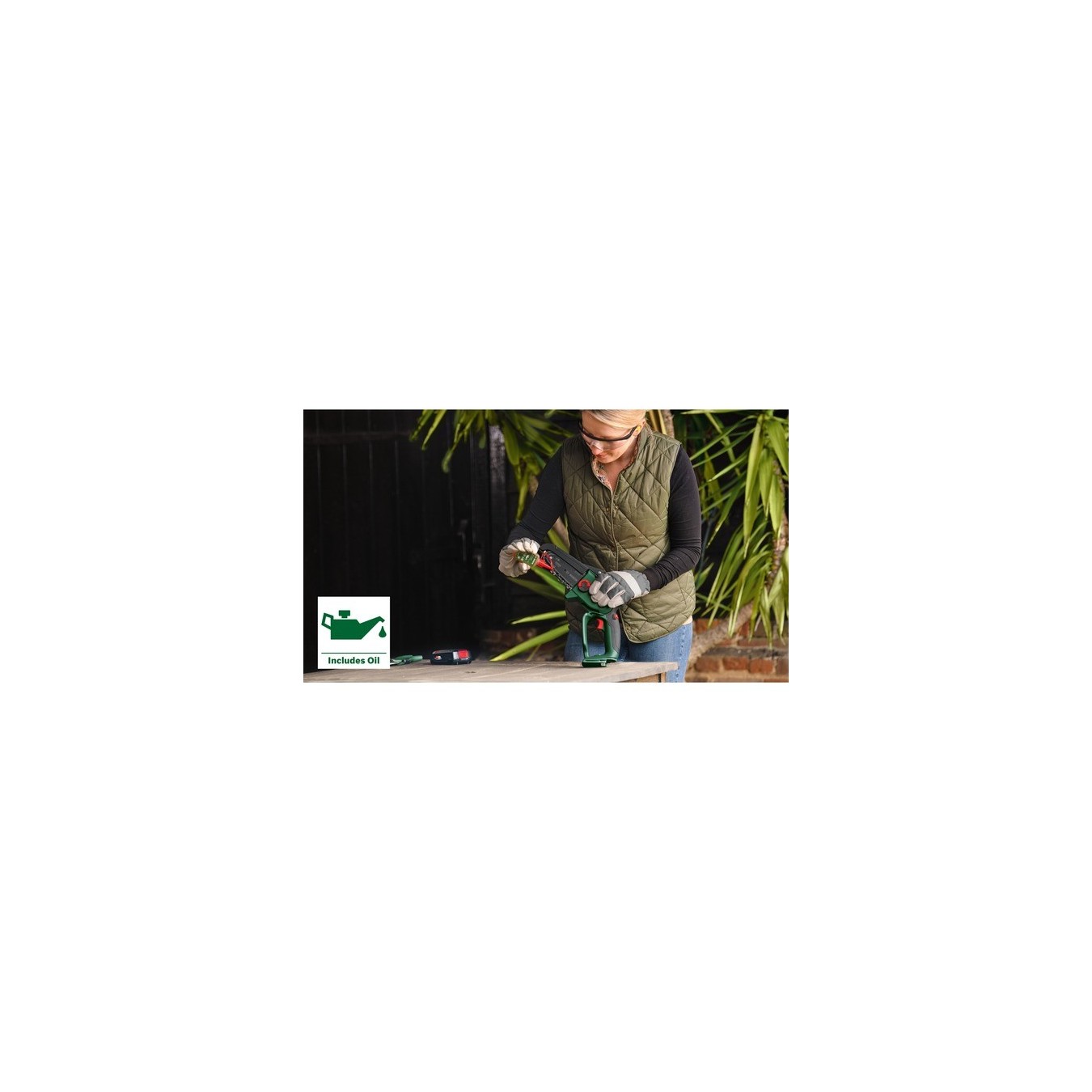 Cordless chainsaw EasyChain Solo, 18Volt - 18V-15-7 - Solo, 18Volt — Buy in Cyprus with Fast Delivery