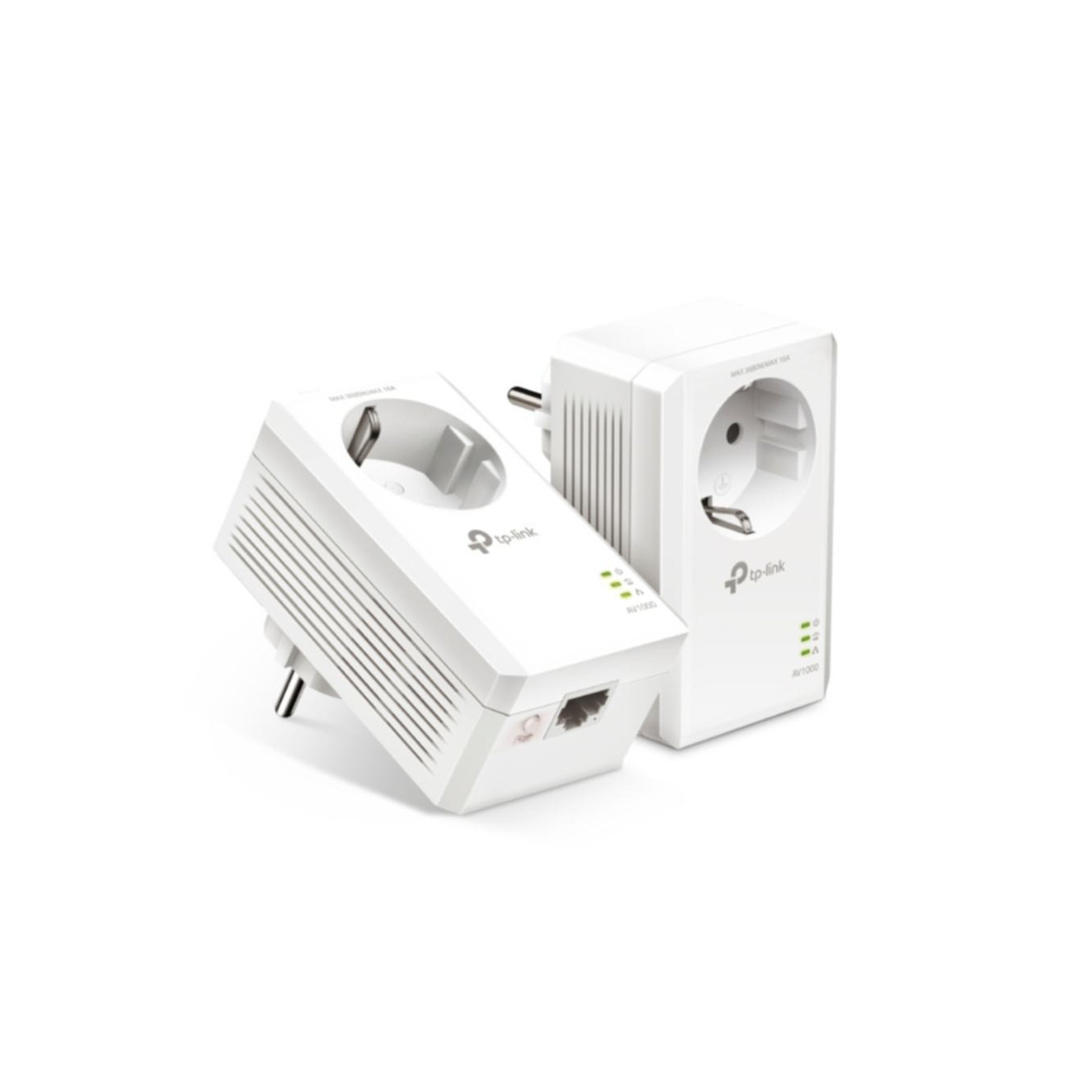 TP-Link TL-PA7017P KIT - Powerline Adapter 1000Mbps, 1x Gigabit LAN, Passthrough Socket, White