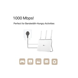 Buy TP-Link TL-PA7017P KIT - Powerline Adapter 1000Mbps, 1x Gigabit LAN, Passthr... in Cyprus, Nicosia, Limassol, Larnaka, Pafos
