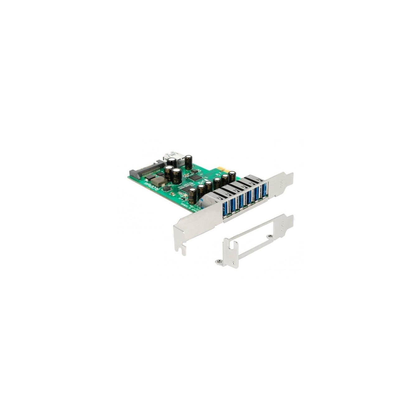 PCI Express x1 card - for 6 x external + 1 x internal USB 5, USB controller — Buy in Cyprus with Fast Delivery
