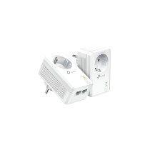 TP-Link Powerline Adapter Kit - TL-PA7027P KIT - AV1000 HomePlug AV2, 2x Gigabit Ports, Passthrough Socket