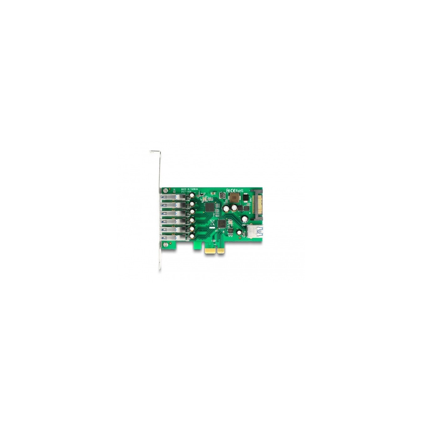 PCI Express x1 card - for 6 x external + 1 x internal USB 5, USB controller — Buy in Cyprus with Fast Delivery