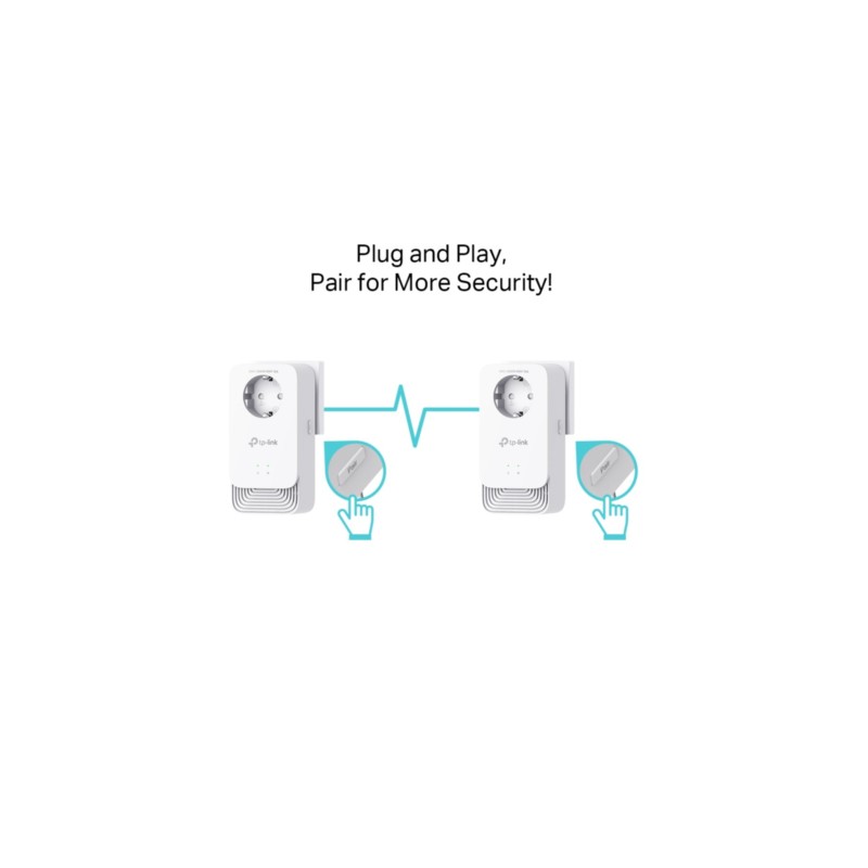 Buy TP-Link Powerline Adapter Kit - PG2400P KIT - 2x Gigabit Ethernet, Passthrou... in Cyprus, Nicosia, Limassol, Larnaka, Pafos