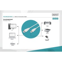 USB 2.0 connection cable USB-A (plug) to USB-B (plug) - USB-A (plug) to USB-B (plug) — Buy in Cyprus with Fast Delivery