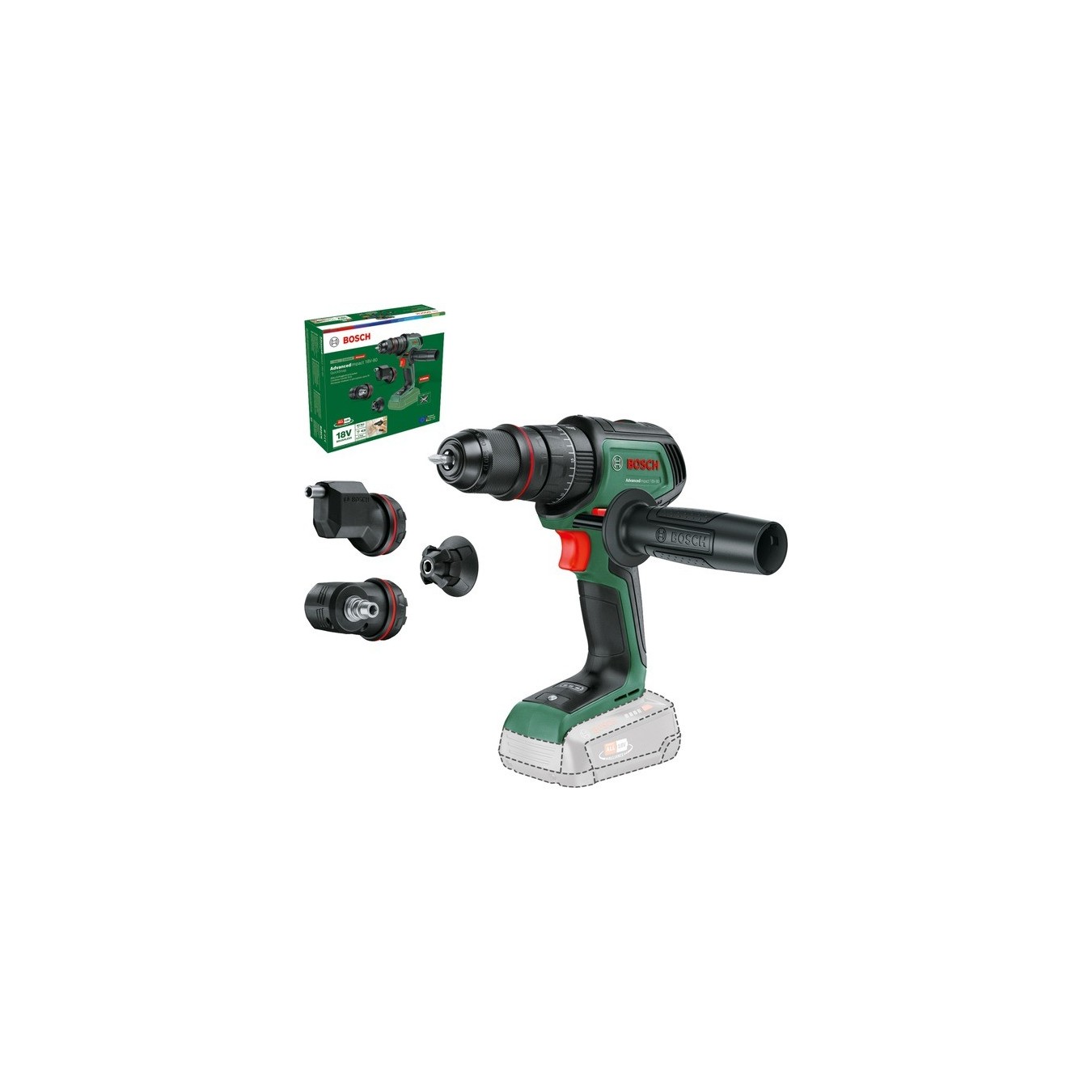 Cordless impact drill AdvancedImpact QuickSnap Solo - 18V-80 - Cordless impact drill AdvancedImpact QuickSnap Solo