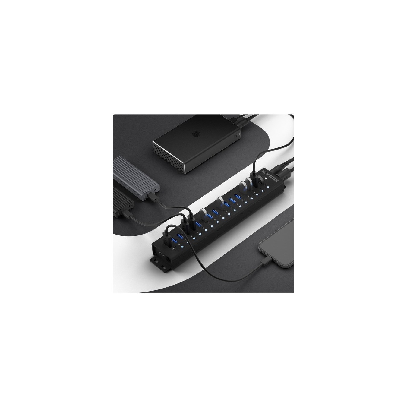 USB-Hub - IB-HUB1717-U3 - USB-Hub — Buy in Cyprus with Fast Delivery