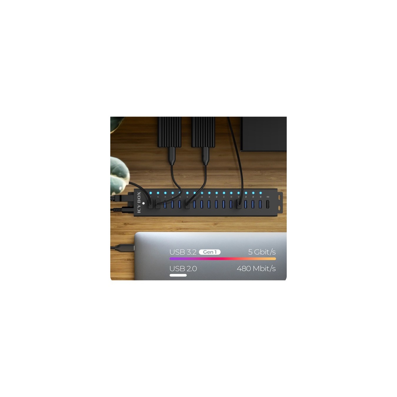 USB-Hub - IB-HUB1717-U3 - USB-Hub — Buy in Cyprus with Fast Delivery