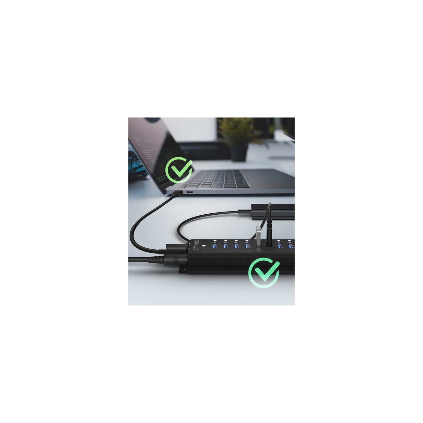 USB-Hub - IB-HUB1717-U3 - USB-Hub — Buy in Cyprus with Fast Delivery