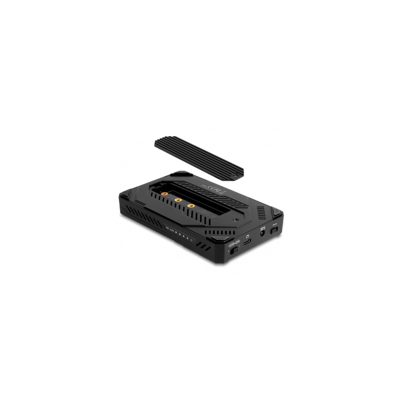 USB Type-C enclosure for 1 x M.2 NVMe SSD + 1 x 2.5'' SATA SSD HDD - drive enclosure — Buy in Cyprus with Fast Delivery