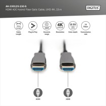 HDMI AOC Hybrid Fiber Optic Cable - UHD 4K — Buy in Cyprus with Fast Delivery