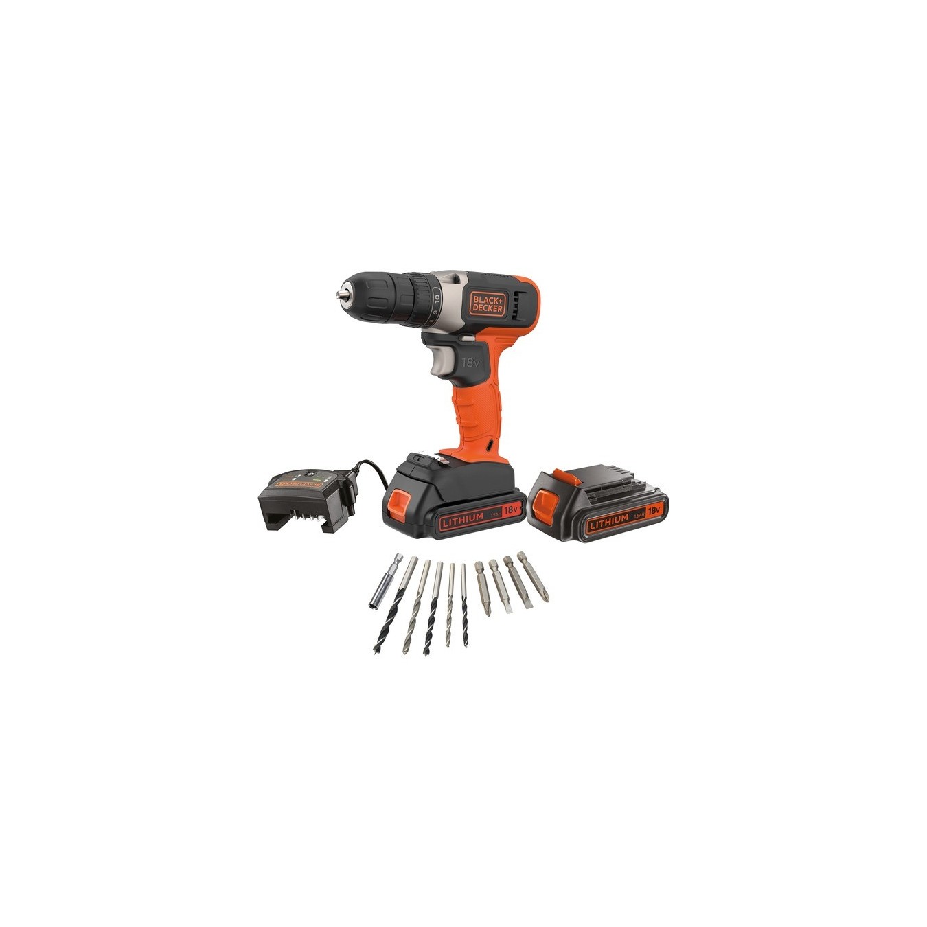 Cordless drill screwdriver - BCD001C1 - 18 volts — Buy in Cyprus with Fast Delivery