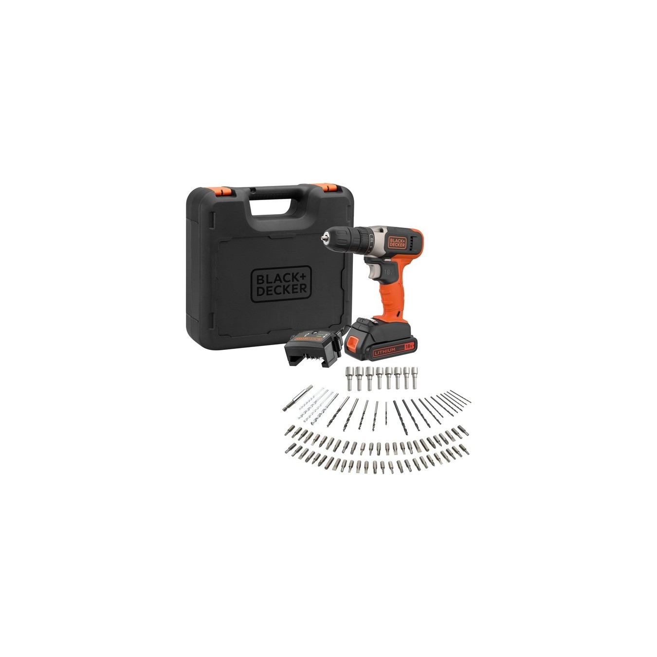 Cordless drill screwdriver - BCD001C1 - 18 volts — Buy in Cyprus with Fast Delivery