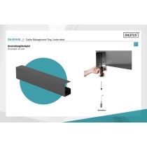 Cable management channel - under table, cable routing — Buy in Cyprus with Fast Delivery
