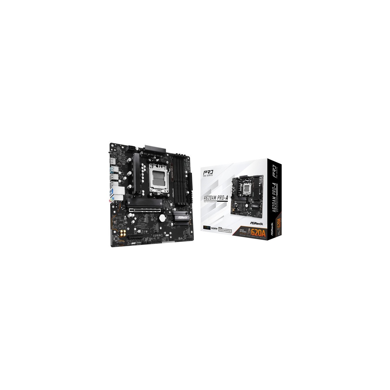 ASRock Mainboard - A620AM PRO-A - Mainboard — Buy in Cyprus with Fast Delivery