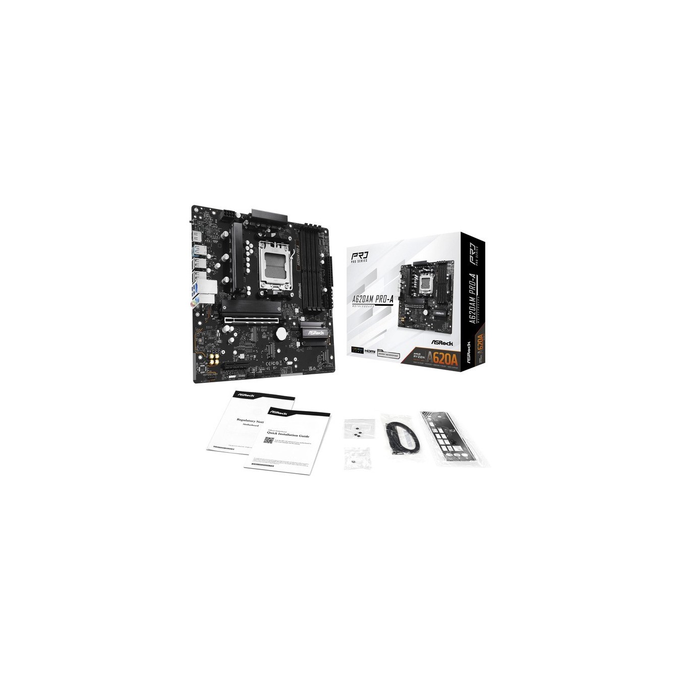ASRock Mainboard - A620AM PRO-A - Mainboard — Buy in Cyprus with Fast Delivery