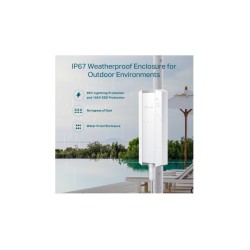 Buy TP-Link Omada EAP650-Outdoor - Wi-Fi 6 Outdoor Access Point (White, IP67, Po... in Cyprus, Nicosia, Limassol, Larnaka, Pafos