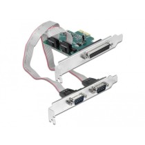 PCI Express card - 2 x serial RS-232 + 1 x parallel IEEE1284, interface card — Buy in Cyprus with Fast Delivery