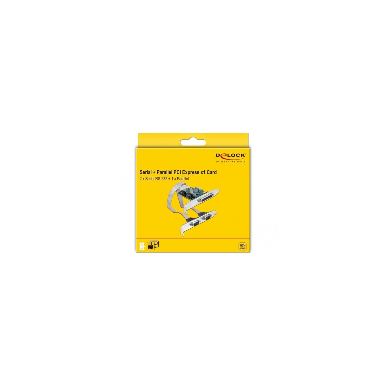 PCI Express card - 2 x serial RS-232 + 1 x parallel IEEE1284, interface card — Buy in Cyprus with Fast Delivery