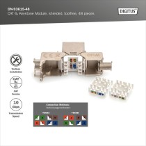 CAT 6A Keystone module - shielded tool-free 48 pieces — Buy in Cyprus with Fast Delivery