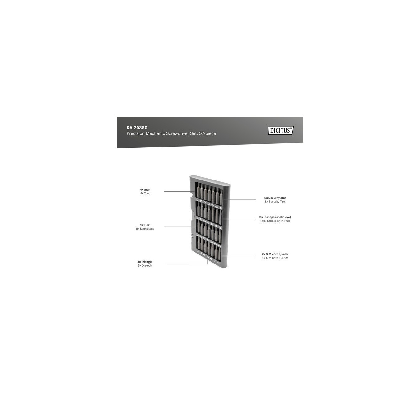 Precision mechanic screwdriver set - bit set — Buy in Cyprus with Fast Delivery