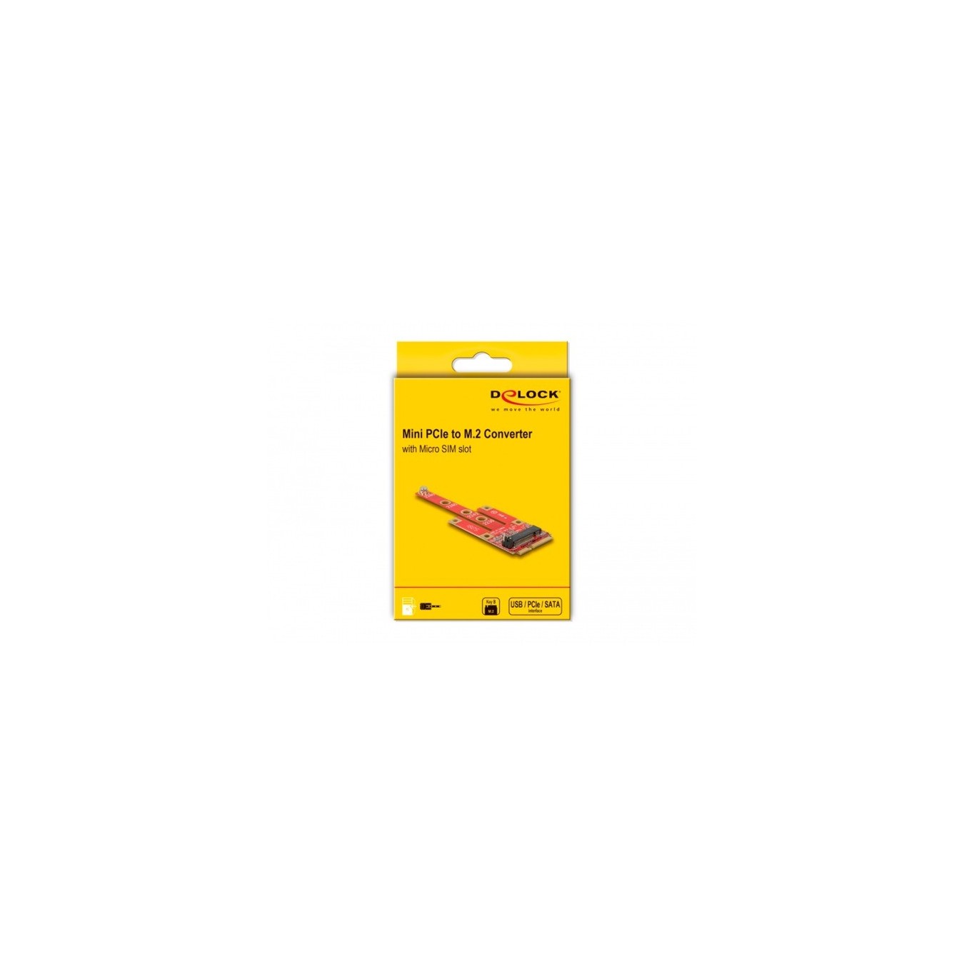 Converter Mini PCIe to M.2 Key B Slot + Micro SIM Slot Interface Card — Buy in Cyprus with Fast Delivery