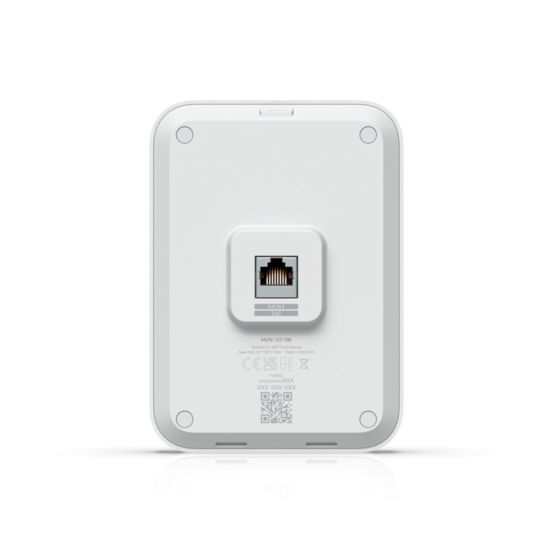 Buy Ubiquiti UniFi U7-IW - In-Wall Wi-Fi 7 Access Point - White, 4 Spatial Strea... in Cyprus, Nicosia, Limassol, Larnaka, Pafos