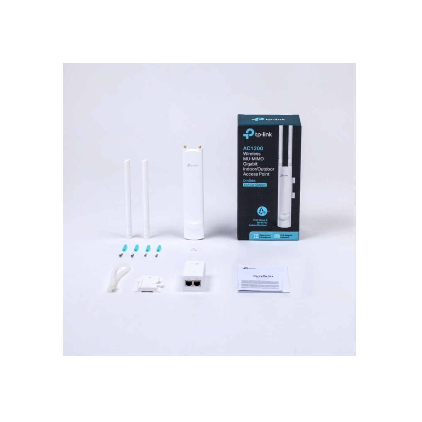 TP-Link EAP225-Outdoor - Dual-Band Outdoor Wi-Fi Access Point - White, 1200 Mbps, PoE — Buy in Cyprus with Fast Delivery