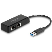 USB Type-A Adapter to 2 x Gigabit LAN, LAN Adapter — Buy in Cyprus with Fast Delivery