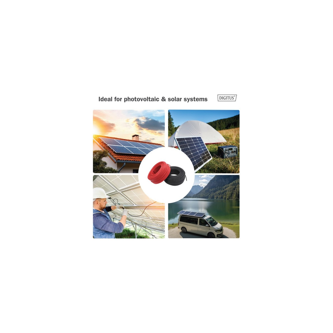 Solar Cable Extension - Ø 4mm2 PV 1,500Volt — Buy in Cyprus with Fast Delivery